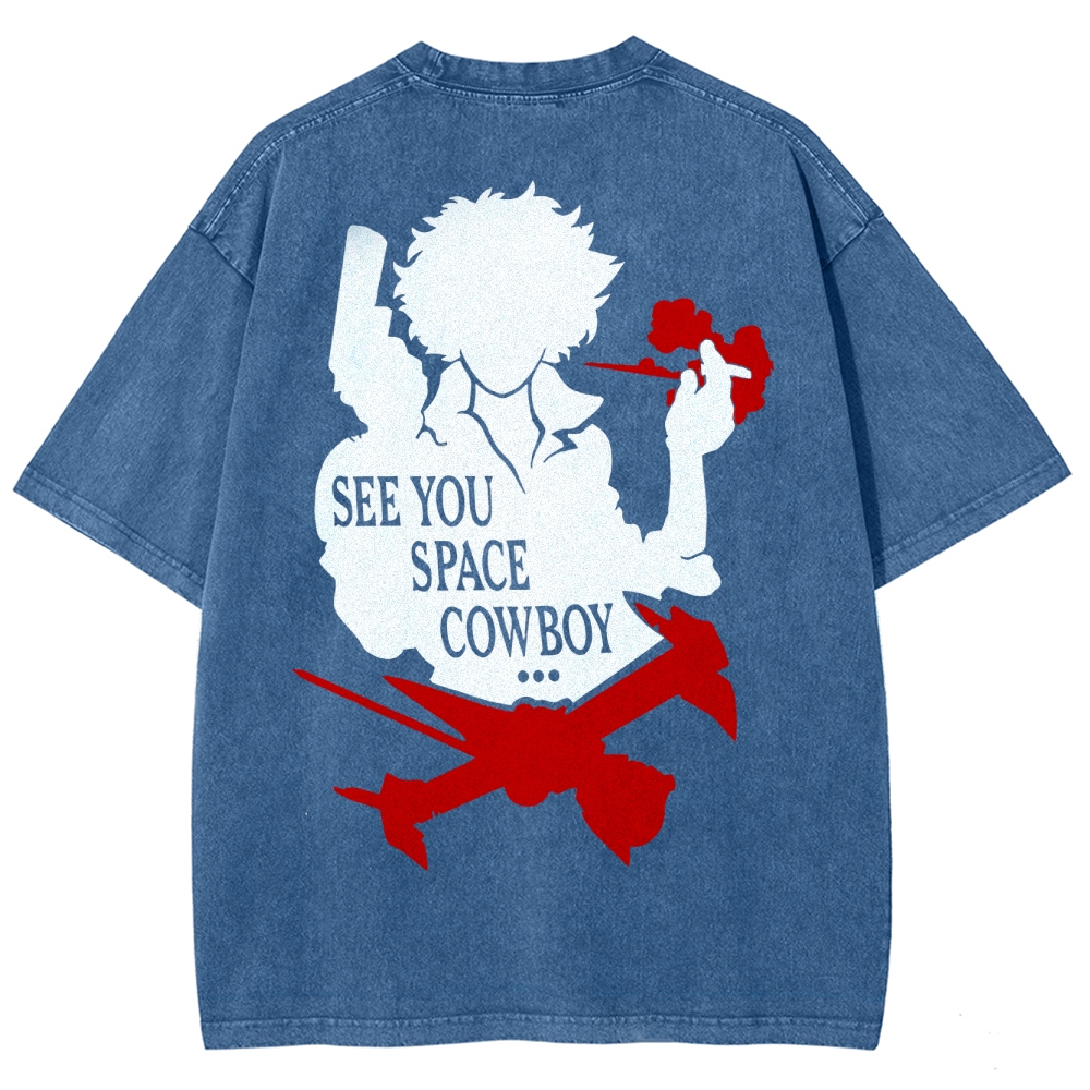 Cowboy Bebop Unisex Fit Washed T-Shirt 2503005498