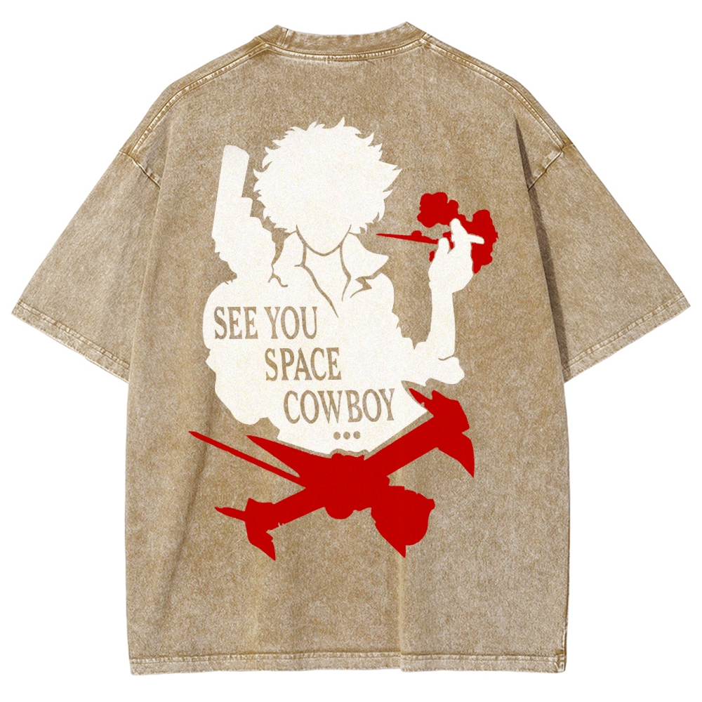 Cowboy Bebop Unisex Fit Washed T-Shirt 2503005498