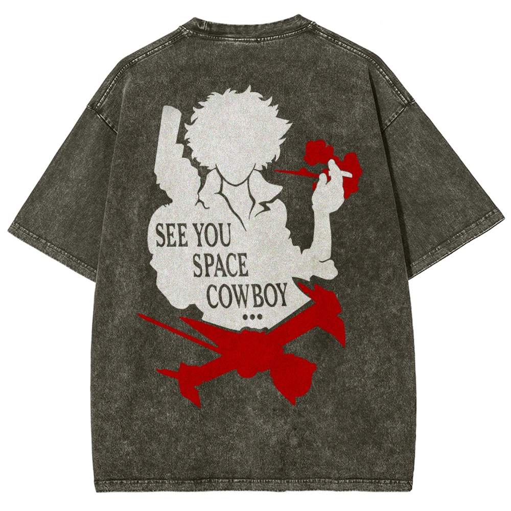 Cowboy Bebop Unisex Fit Washed T-Shirt 2503005498