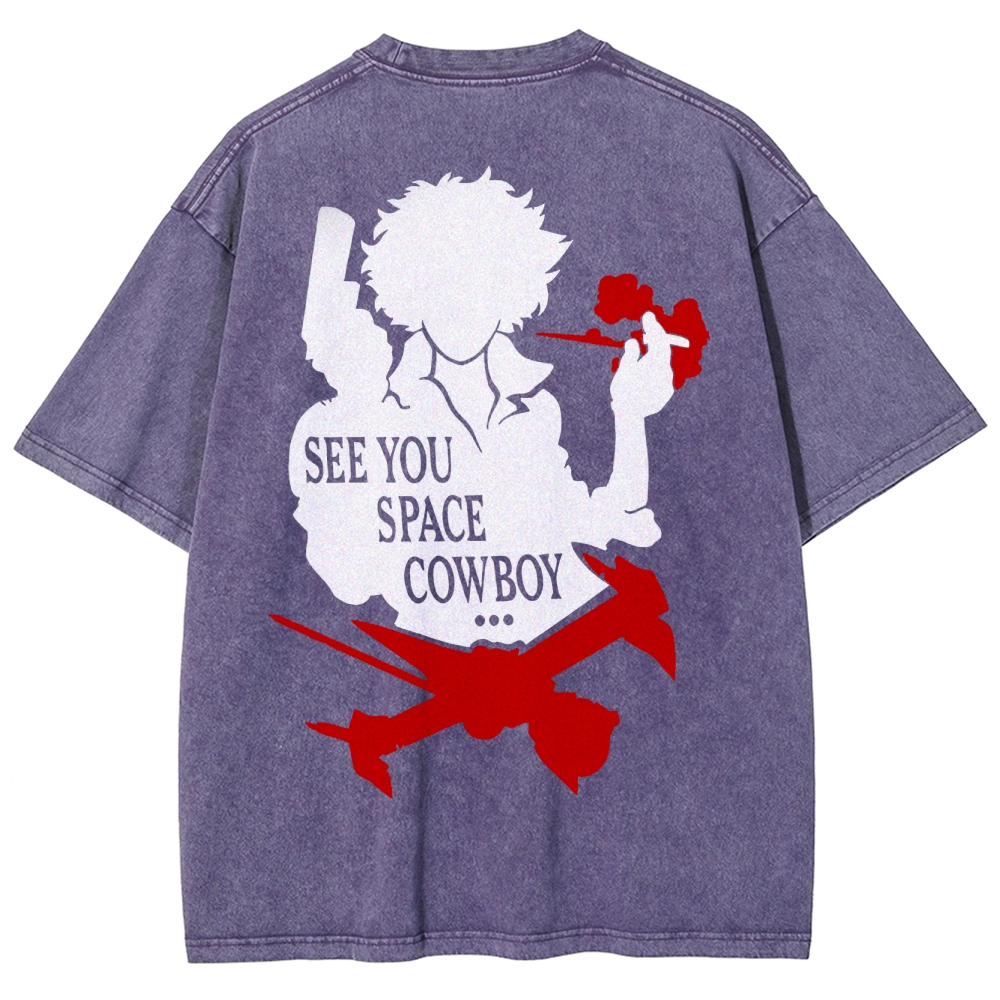 Cowboy Bebop Unisex Fit Washed T-Shirt 2503005498