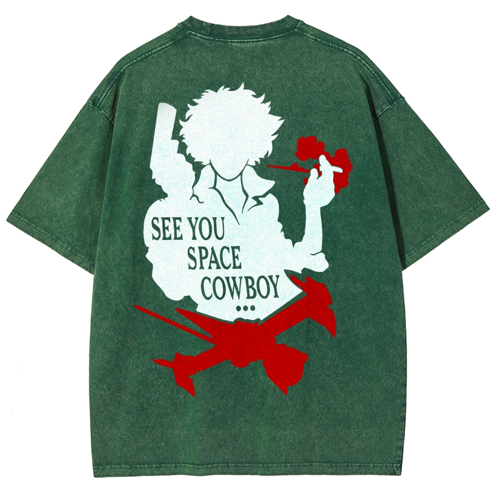 Cowboy Bebop Unisex Fit Washed T-Shirt 2503005498