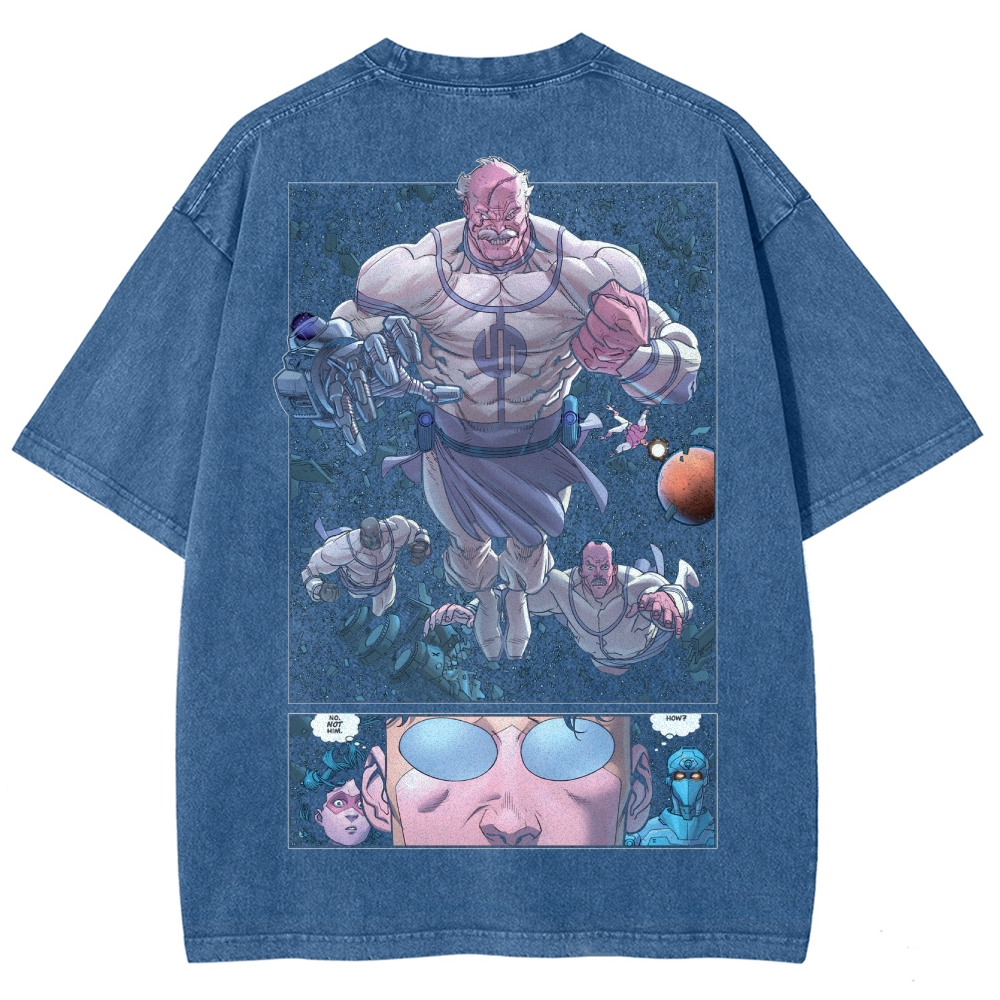 Invincible Unisex Fit Washed T-Shirt 2503009448