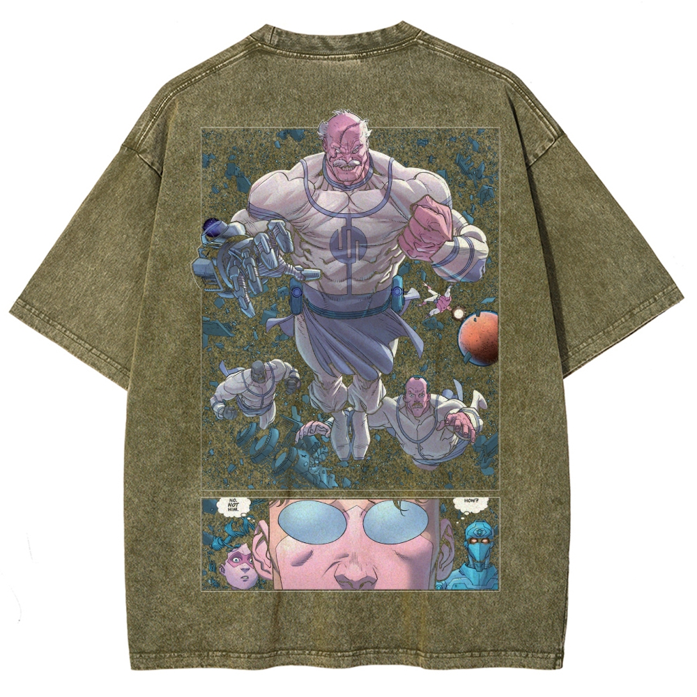 Invincible Unisex Fit Washed T-Shirt 2503009448