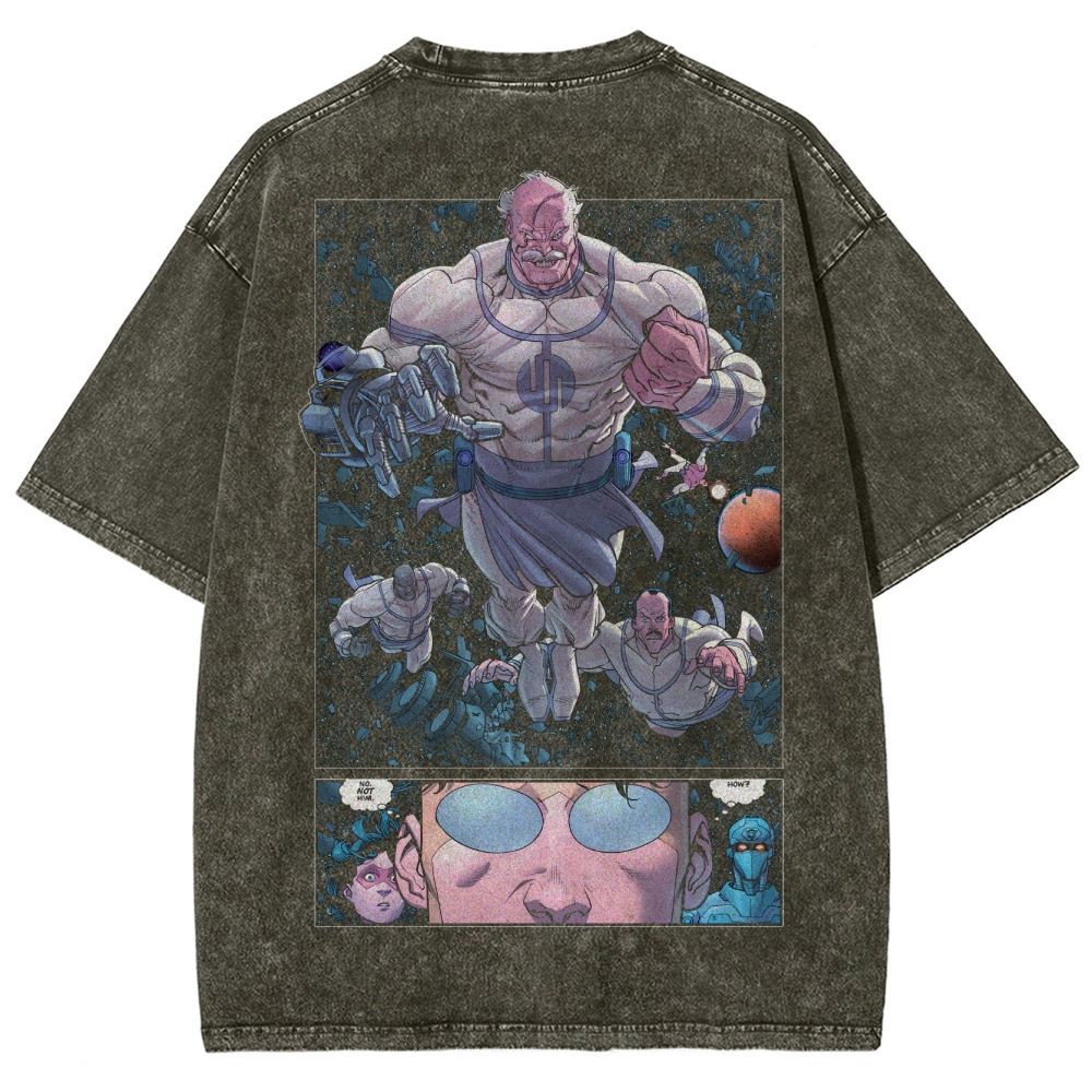 Invincible Unisex Fit Washed T-Shirt 2503009448