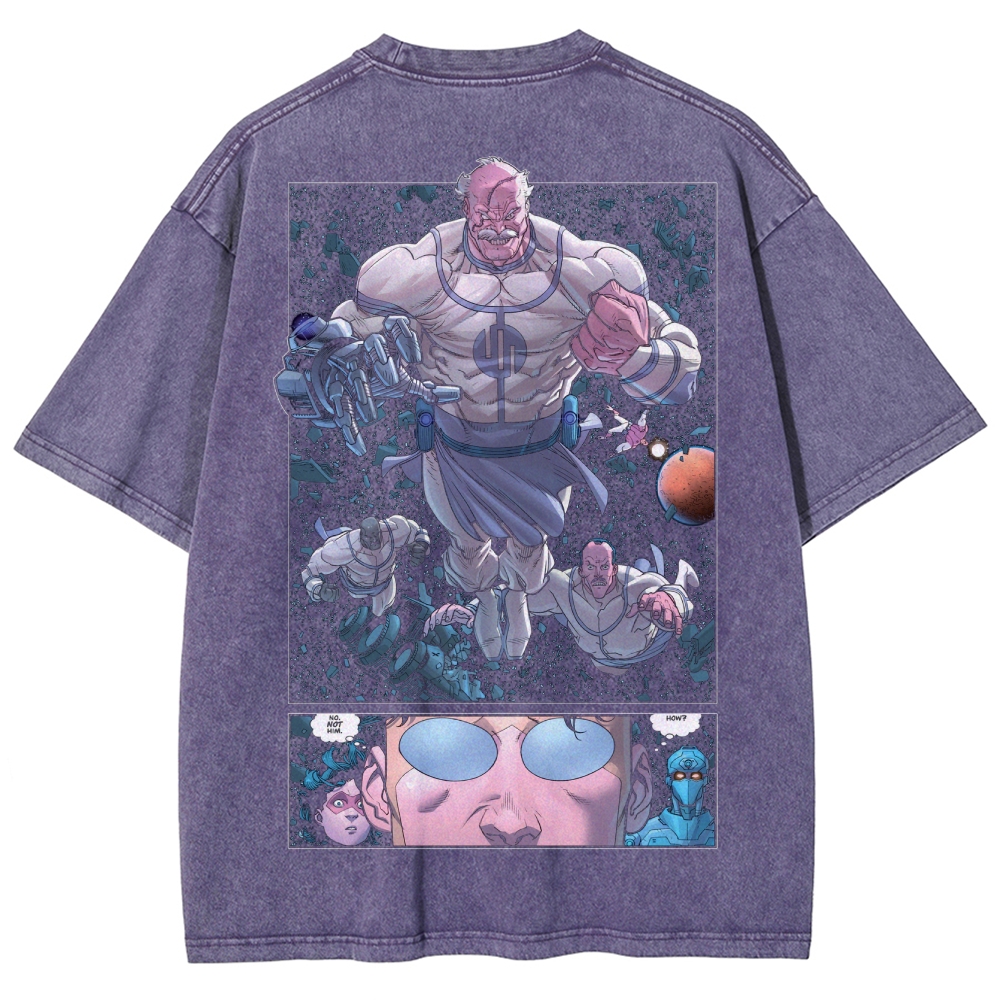 Invincible Unisex Fit Washed T-Shirt 2503009448
