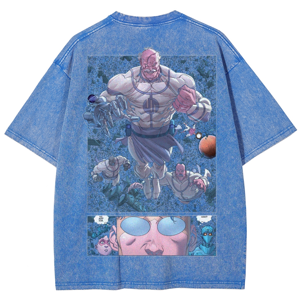 Invincible Unisex Fit Washed T-Shirt 2503009448