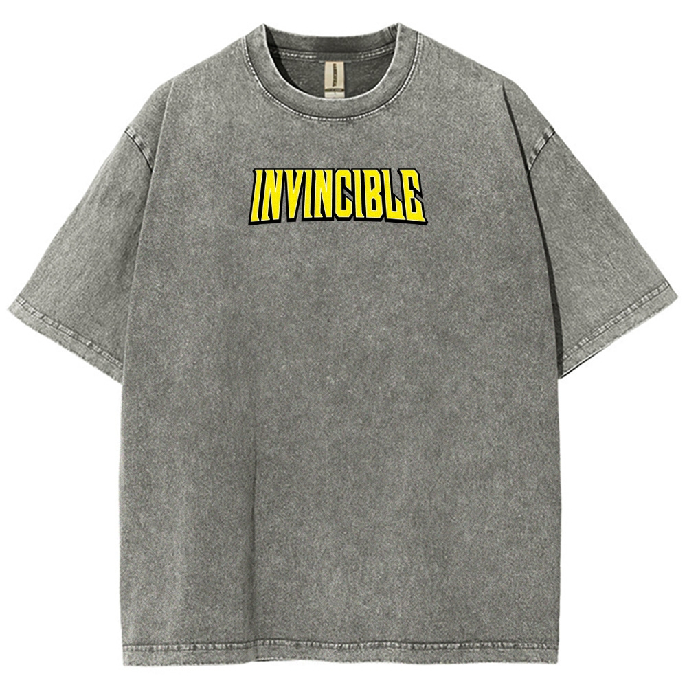 Invincible Unisex Fit Washed T-Shirt 2503009451