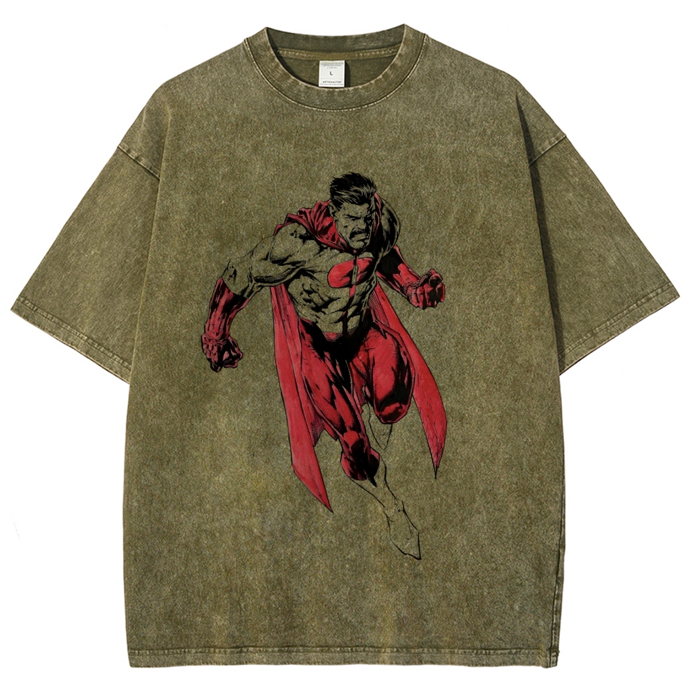 Invincible Unisex Fit Washed T-Shirt 2503009476