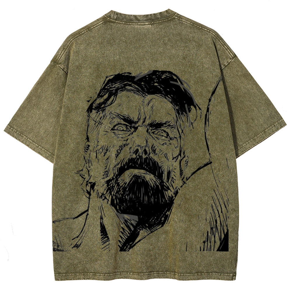 Invincible Unisex Fit Washed T-Shirt 2503009476