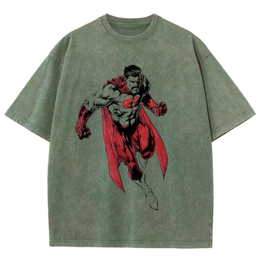 Invincible Unisex Fit Washed T-Shirt 2503009476