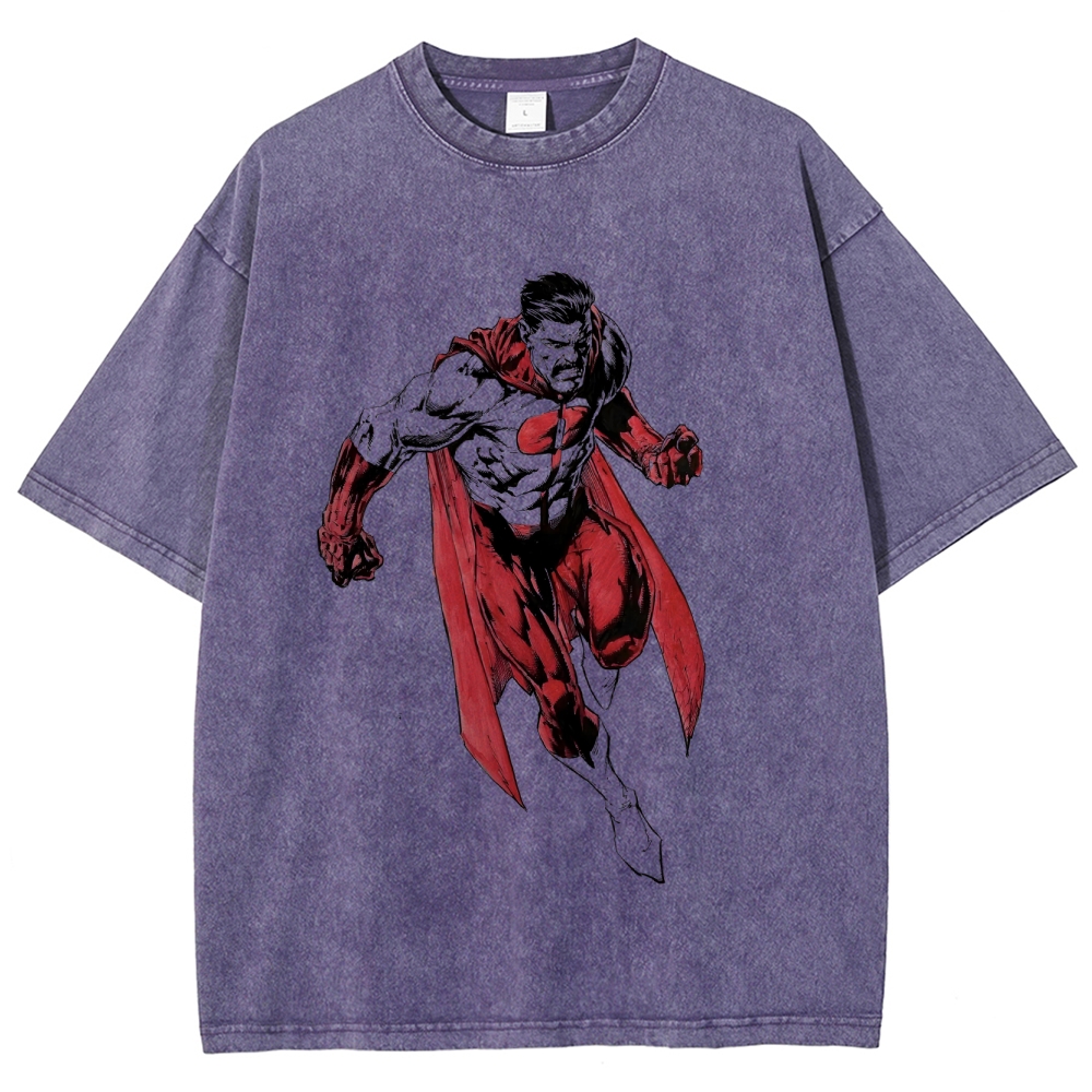 Invincible Unisex Fit Washed T-Shirt 2503009476
