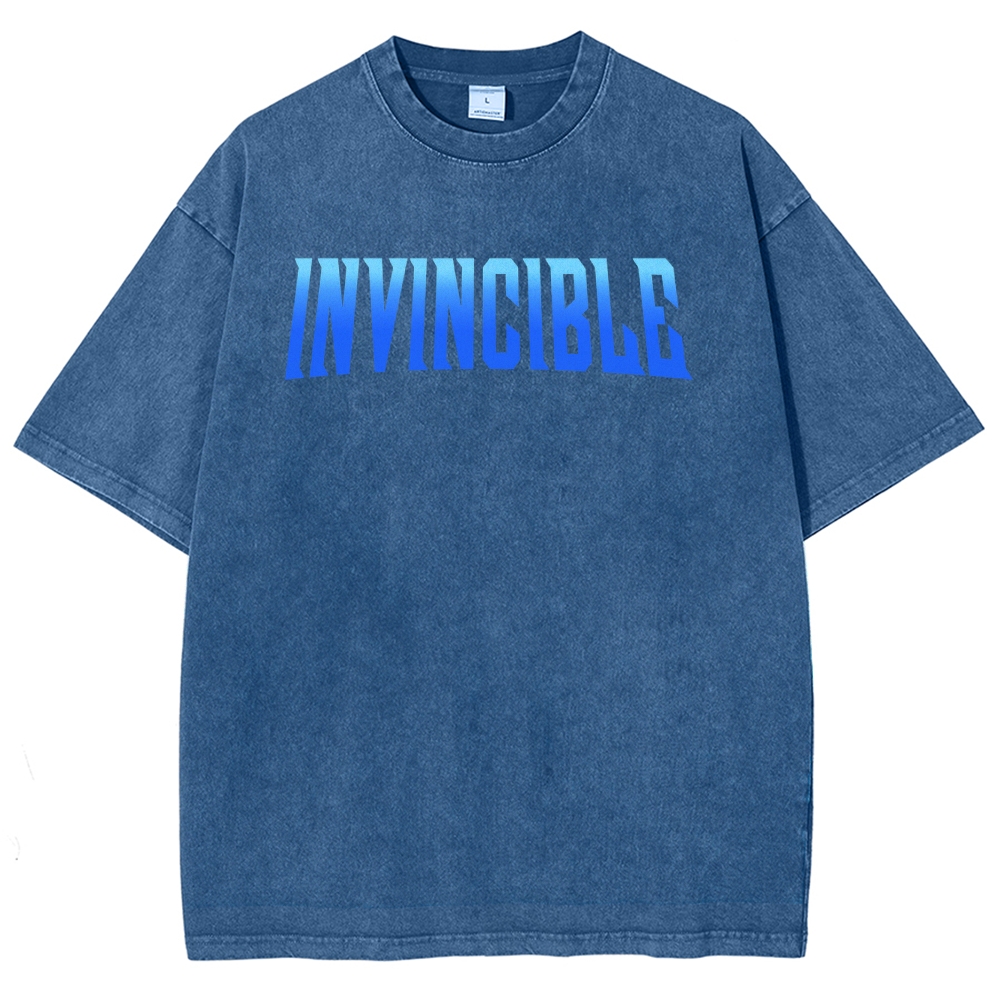 Invincible Unisex Fit Washed T-Shirt 2503010120