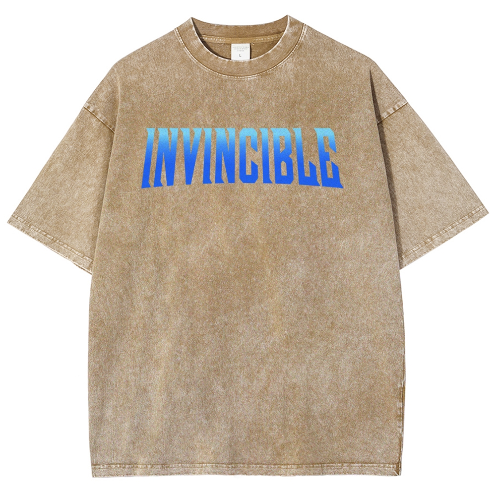 Invincible Unisex Fit Washed T-Shirt 2503010120