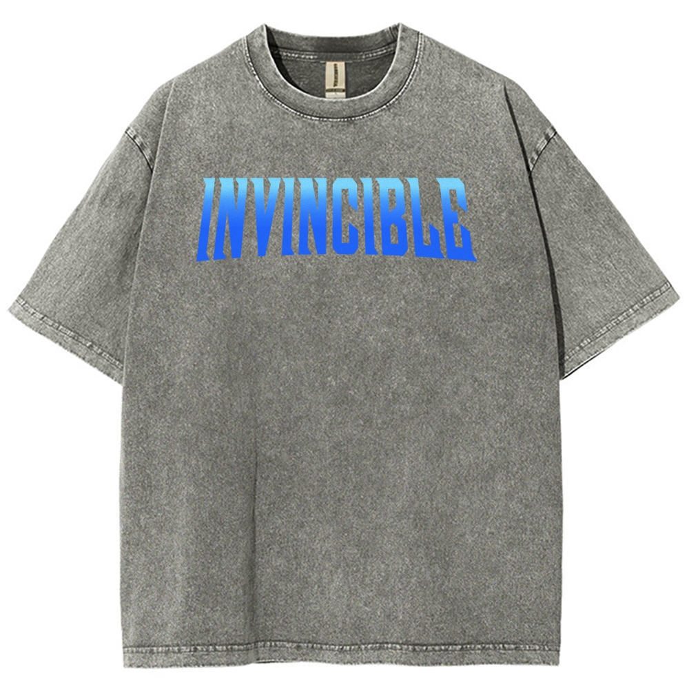 Invincible Unisex Fit Washed T-Shirt 2503010120