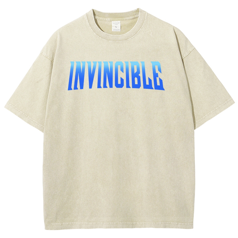 Invincible Unisex Fit Washed T-Shirt 2503010120