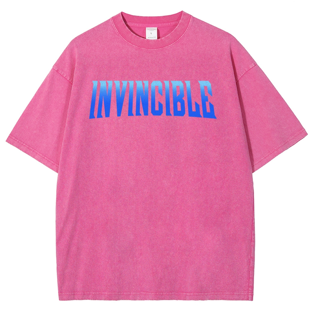 Invincible Unisex Fit Washed T-Shirt 2503010120