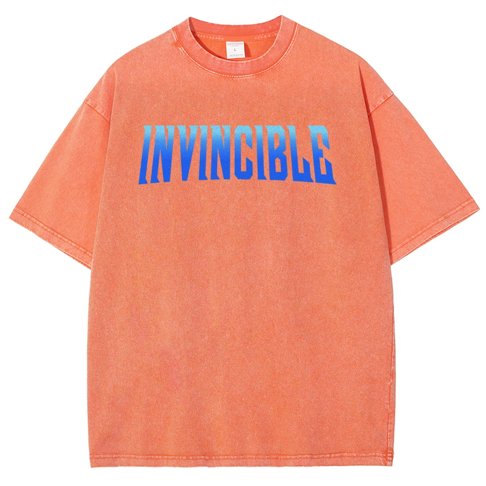 Invincible Unisex Fit Washed T-Shirt 2503010120