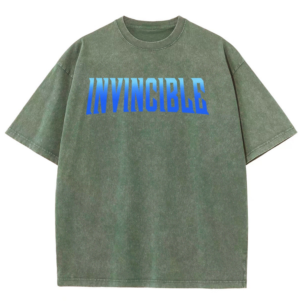 Invincible Unisex Fit Washed T-Shirt 2503010120