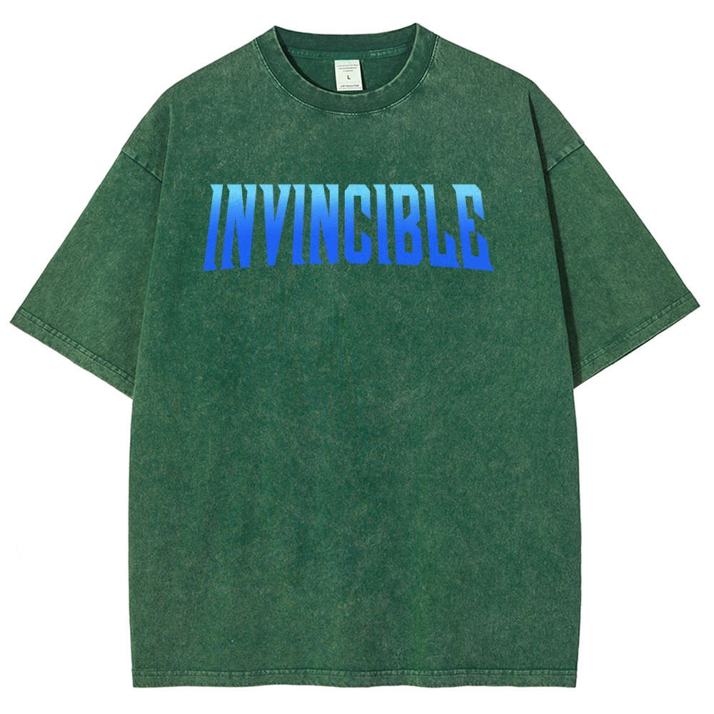 Invincible Unisex Fit Washed T-Shirt 2503010120