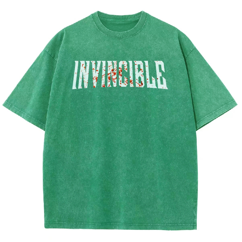 Invincible Unisex Fit Washed T-Shirt 2503010122