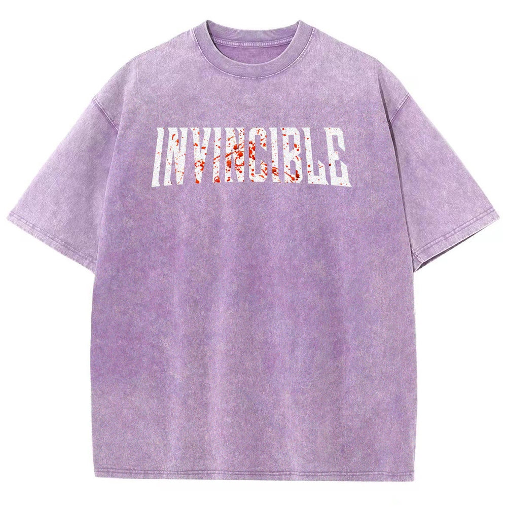 Invincible Unisex Fit Washed T-Shirt 2503010122