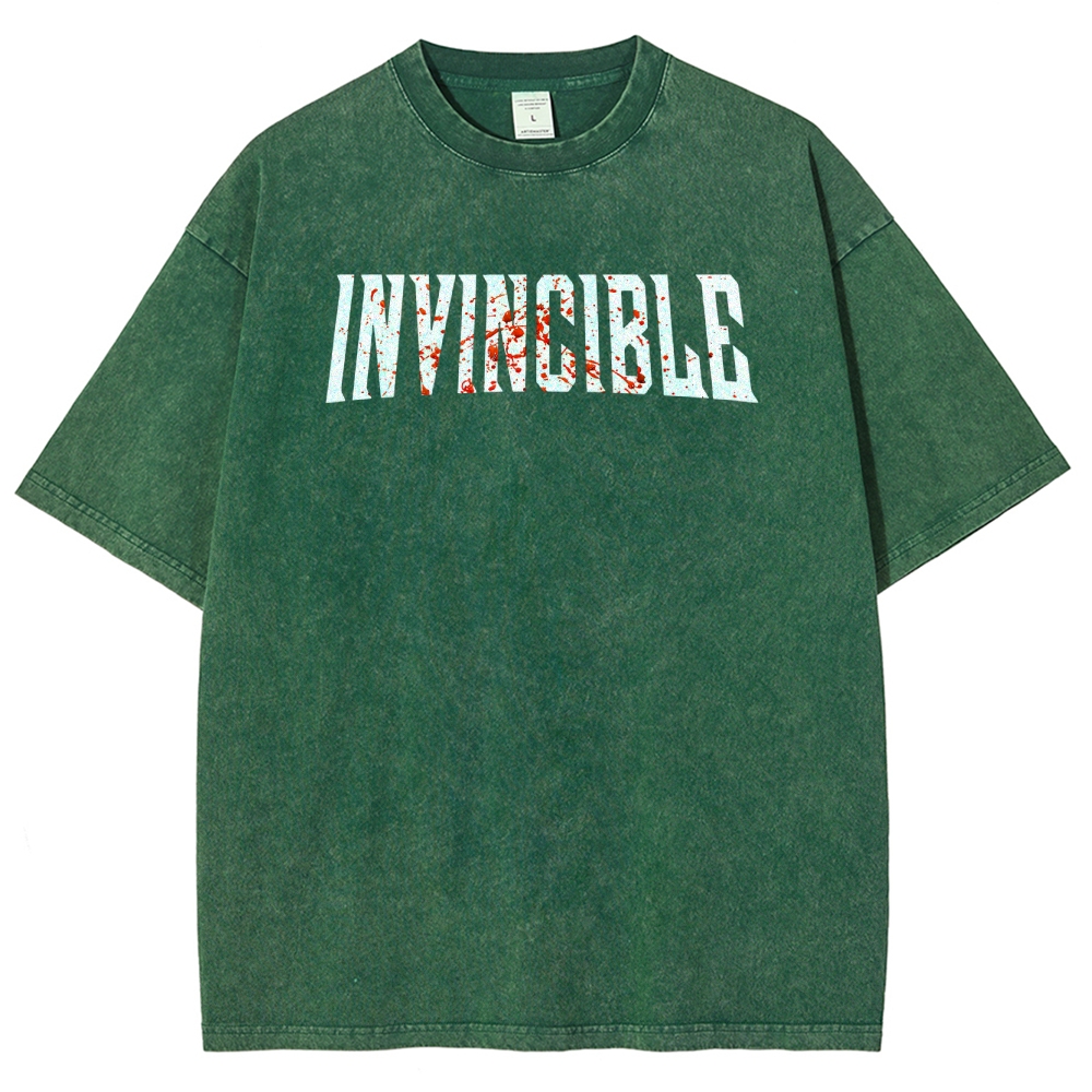 Invincible Unisex Fit Washed T-Shirt 2503010122