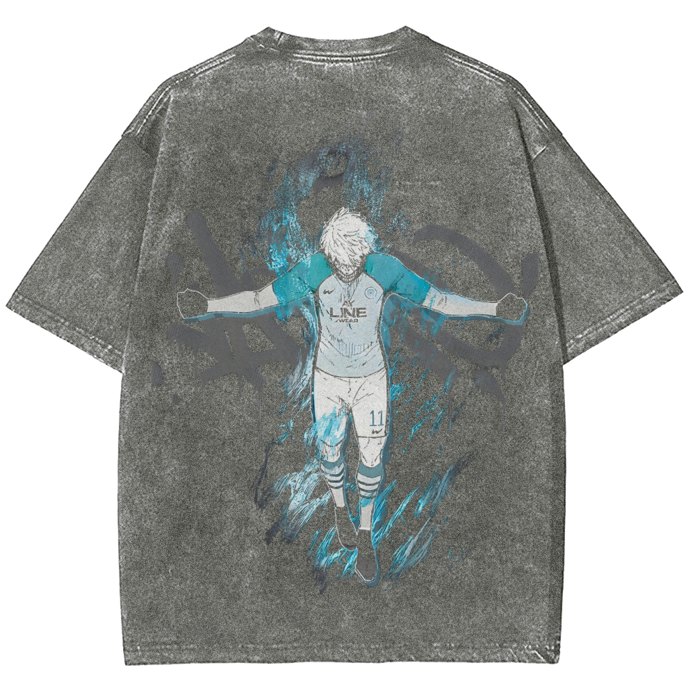 Blue Lock Unisex Fit Washed T-Shirt 2503010130