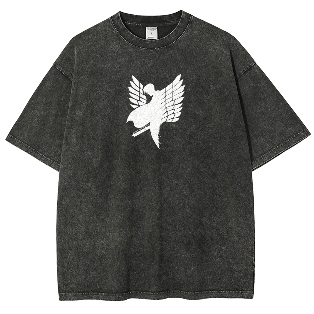 Attack on Titan Unisex Fit Washed T-Shirt 2503010150
