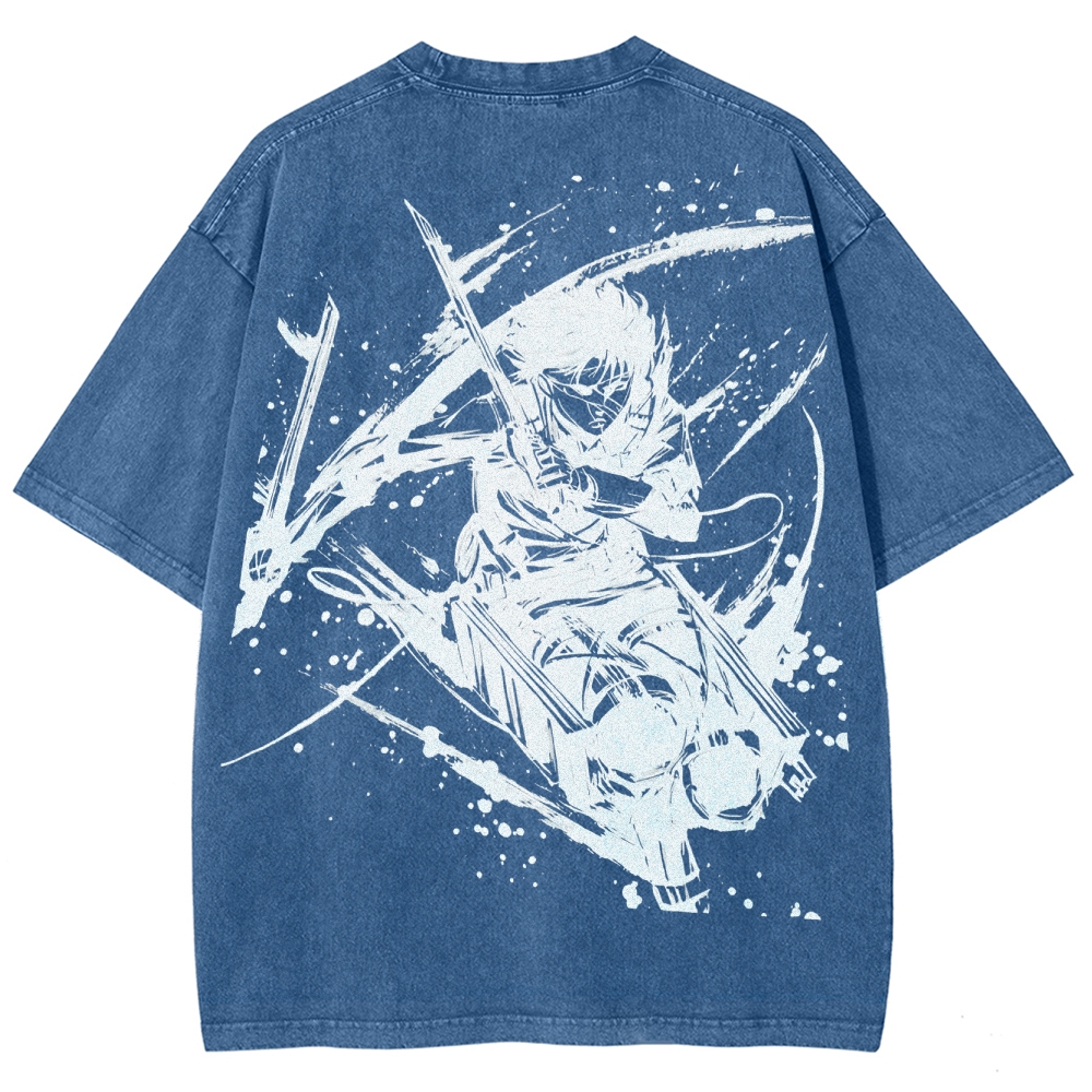 Attack on Titan Unisex Fit Washed T-Shirt 2503010150