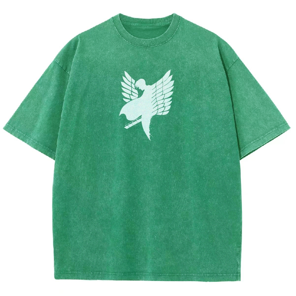 Attack on Titan Unisex Fit Washed T-Shirt 2503010150