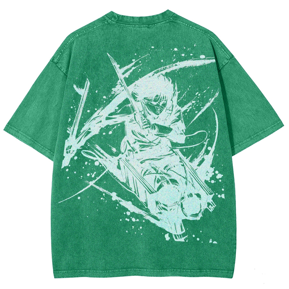 Attack on Titan Unisex Fit Washed T-Shirt 2503010150