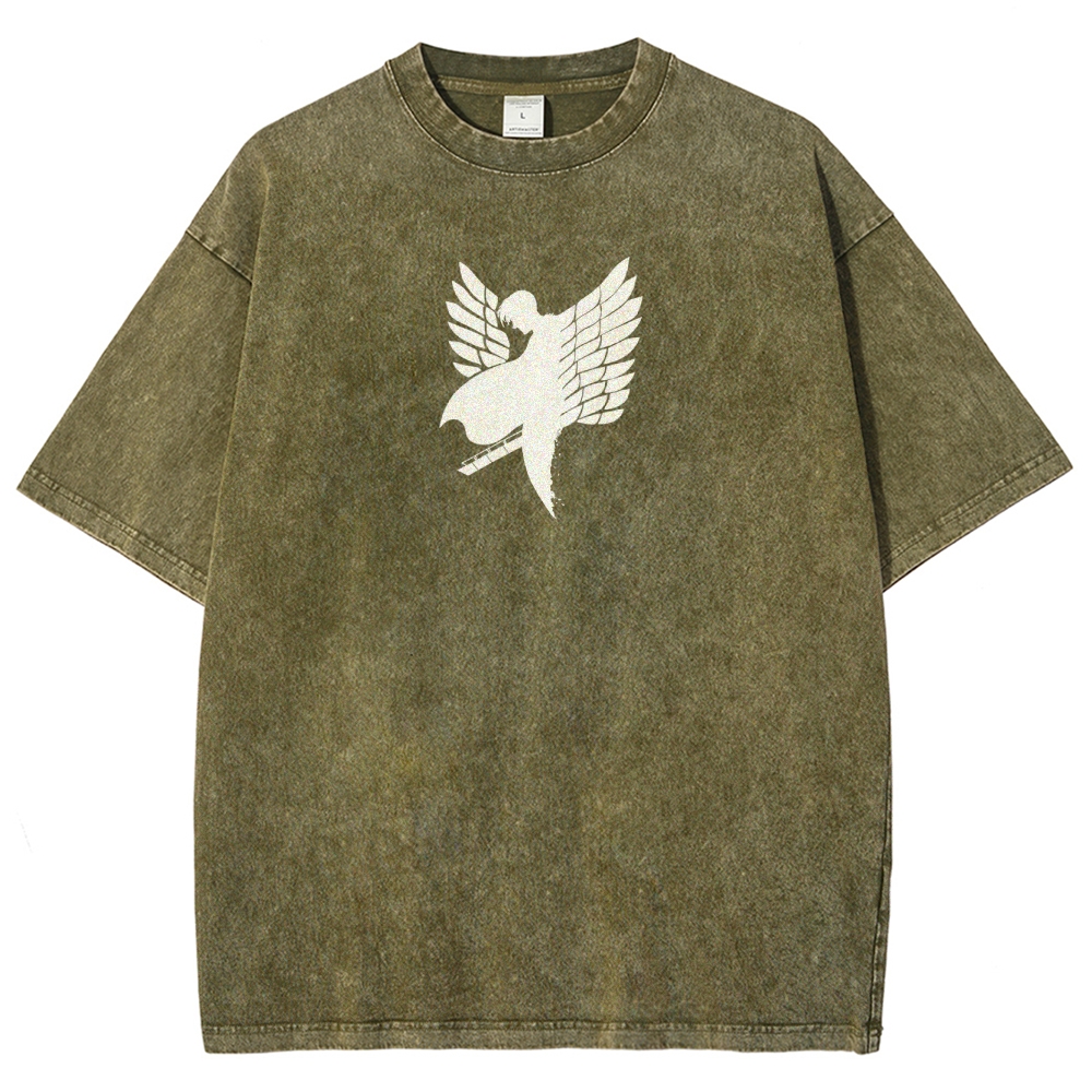 Attack on Titan Unisex Fit Washed T-Shirt 2503010150