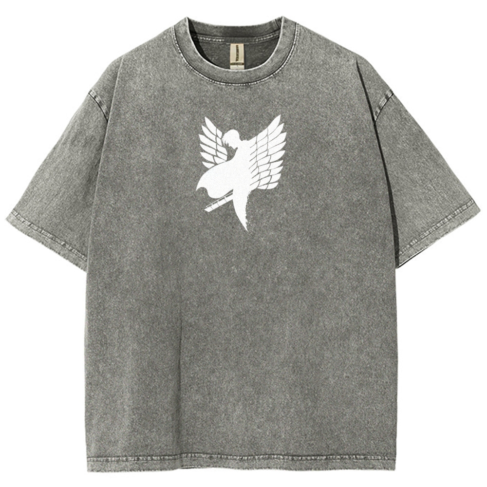 Attack on Titan Unisex Fit Washed T-Shirt 2503010150