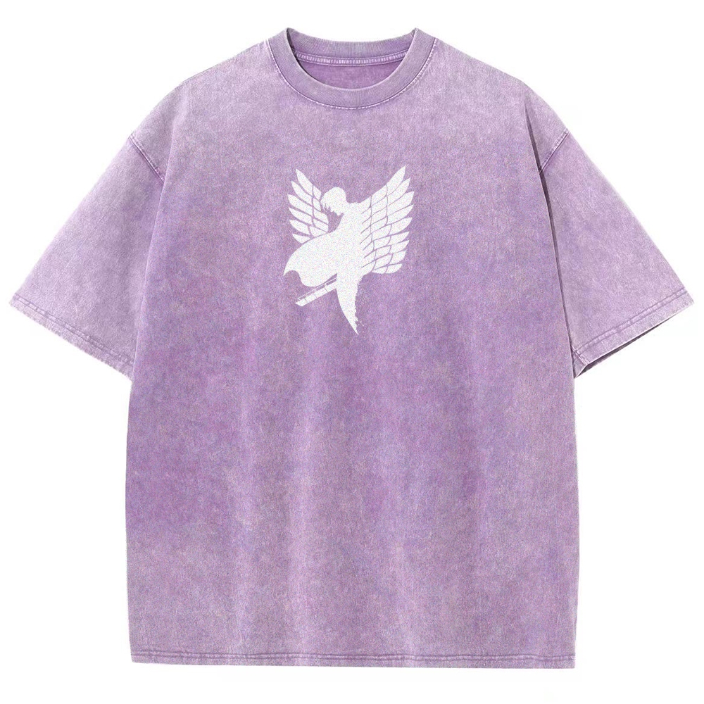 Attack on Titan Unisex Fit Washed T-Shirt 2503010150