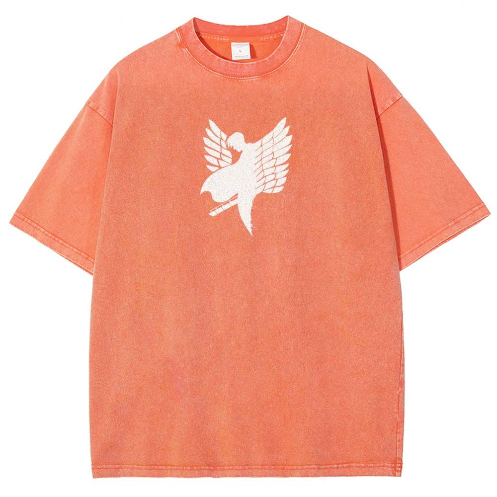 Attack on Titan Unisex Fit Washed T-Shirt 2503010150
