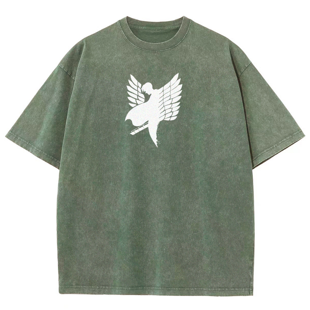 Attack on Titan Unisex Fit Washed T-Shirt 2503010150