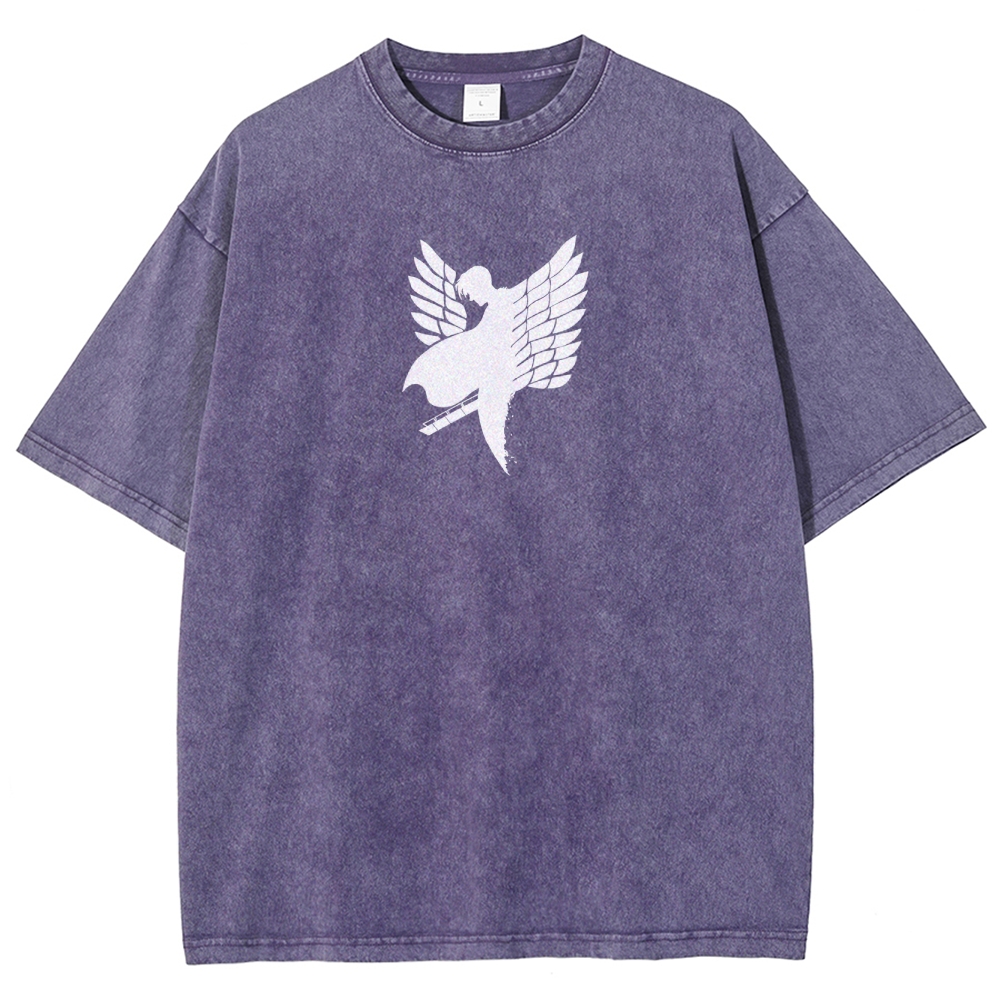 Attack on Titan Unisex Fit Washed T-Shirt 2503010150