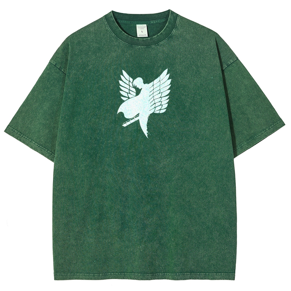 Attack on Titan Unisex Fit Washed T-Shirt 2503010150