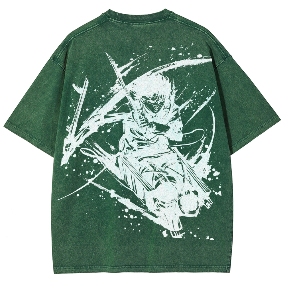 Attack on Titan Unisex Fit Washed T-Shirt 2503010150