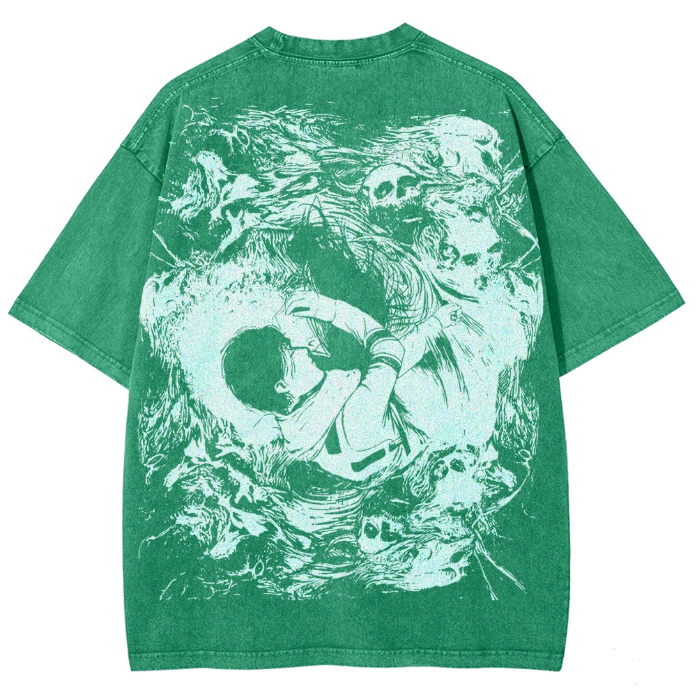 Attack on Titan Unisex Fit Washed T-Shirt 2503010151