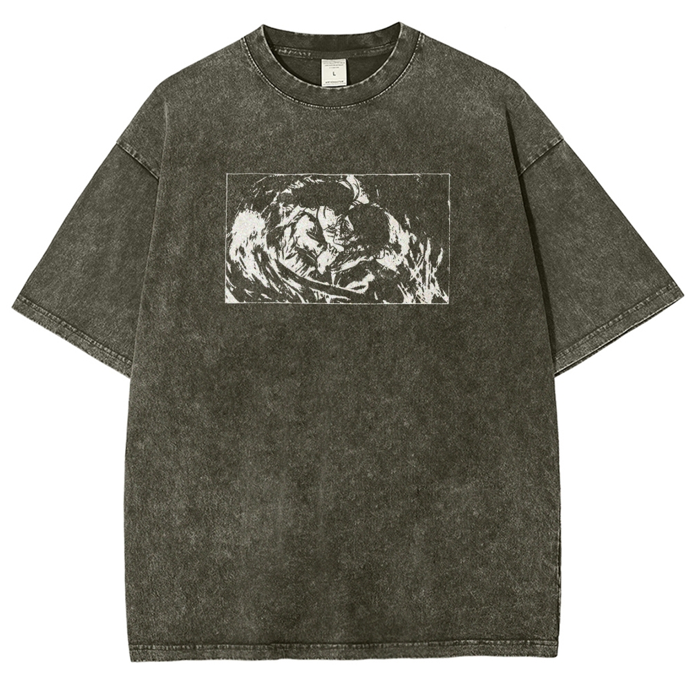 Attack on Titan Unisex Fit Washed T-Shirt 2503010151