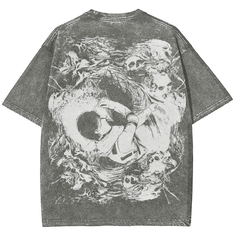 Attack on Titan Unisex Fit Washed T-Shirt 2503010151