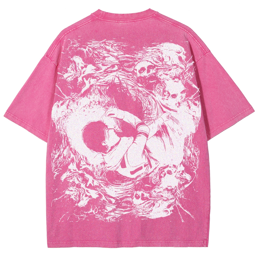 Attack on Titan Unisex Fit Washed T-Shirt 2503010151