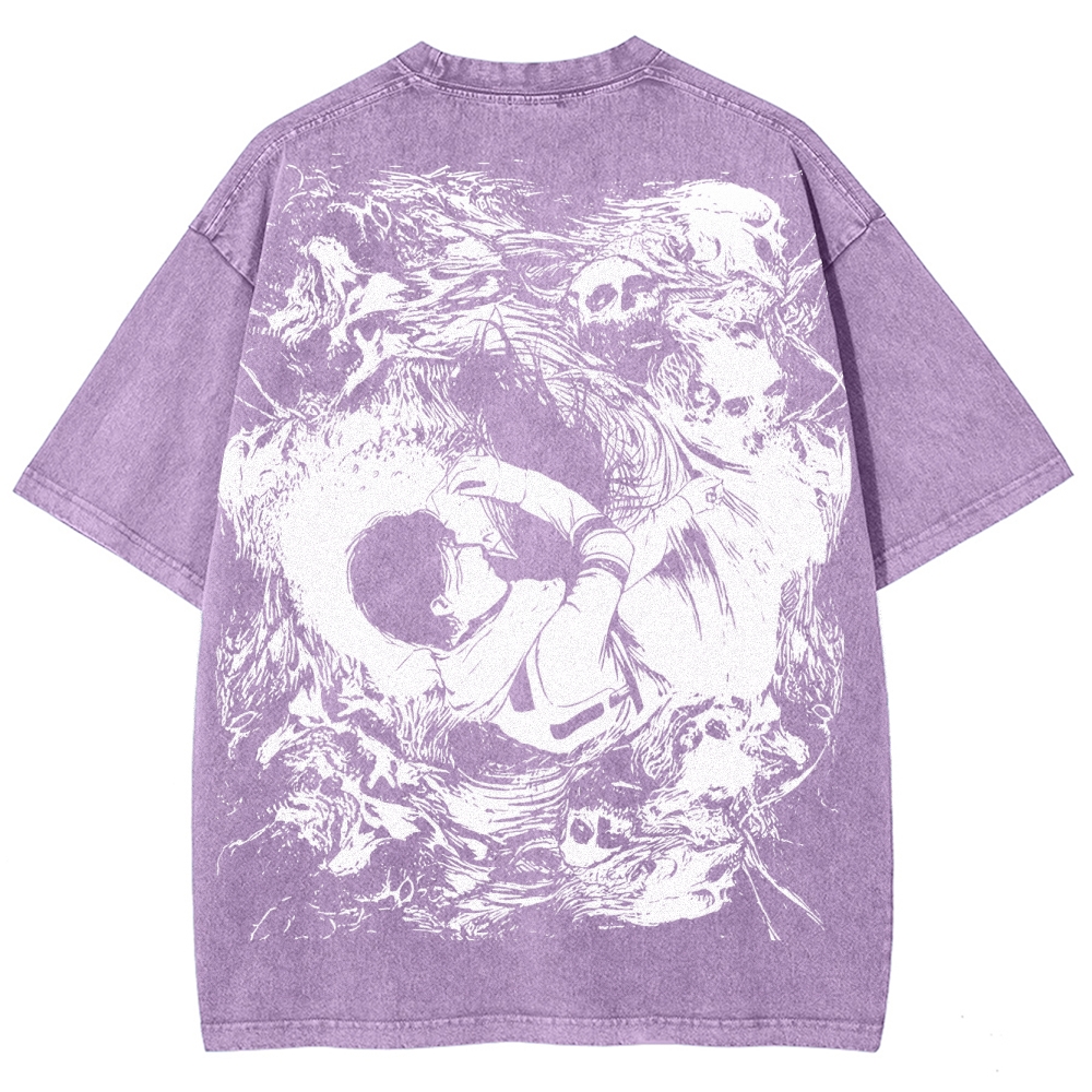 Attack on Titan Unisex Fit Washed T-Shirt 2503010151