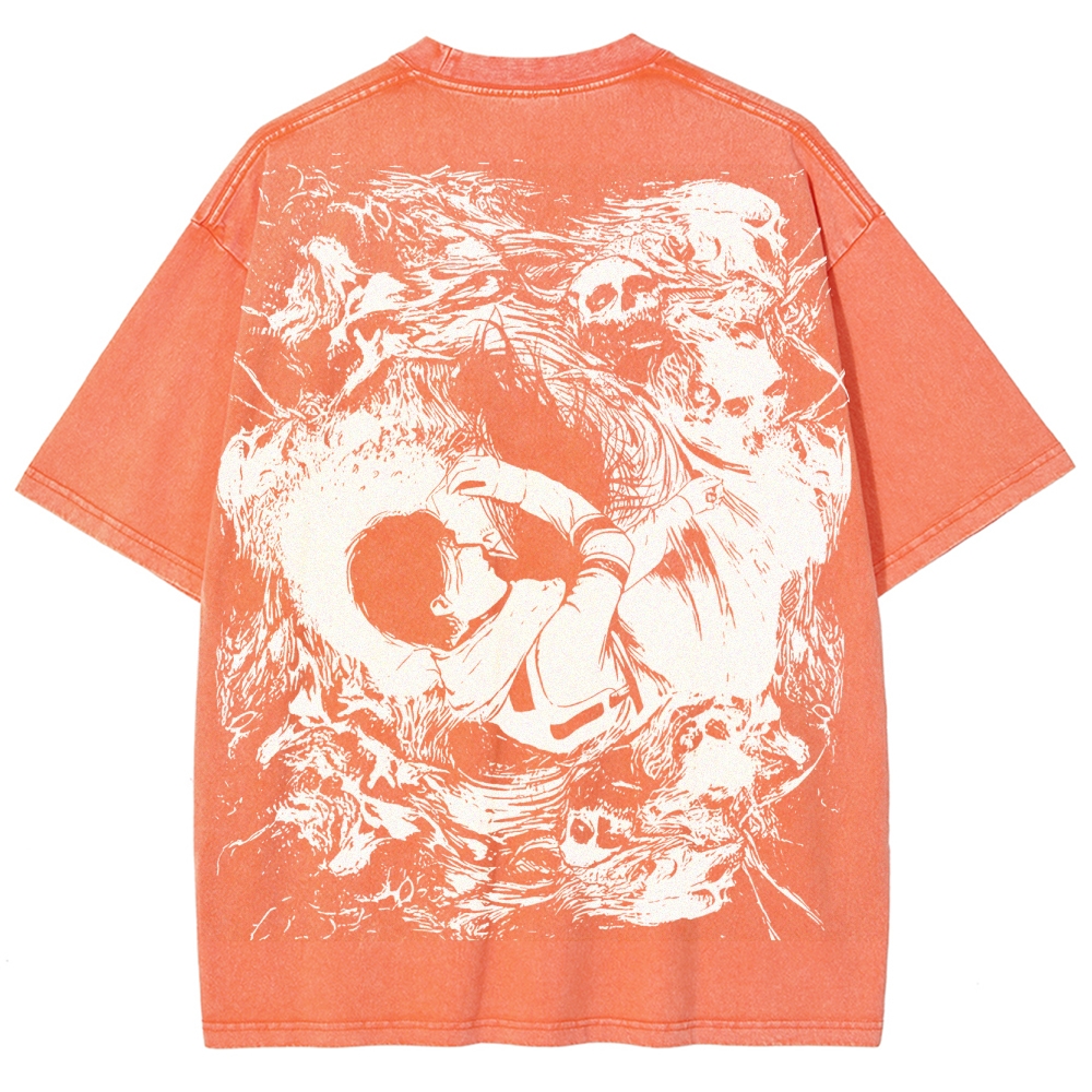 Attack on Titan Unisex Fit Washed T-Shirt 2503010151