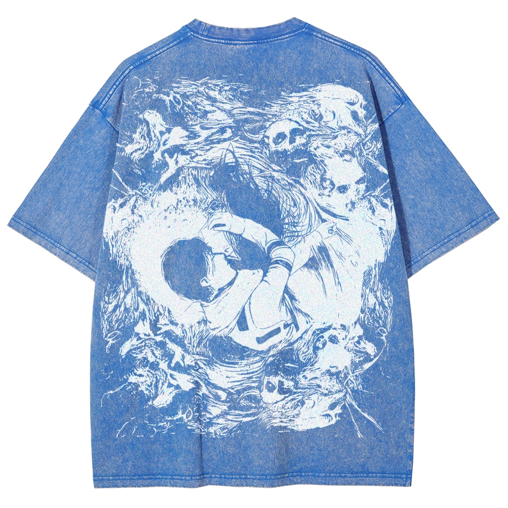 Attack on Titan Unisex Fit Washed T-Shirt 2503010151