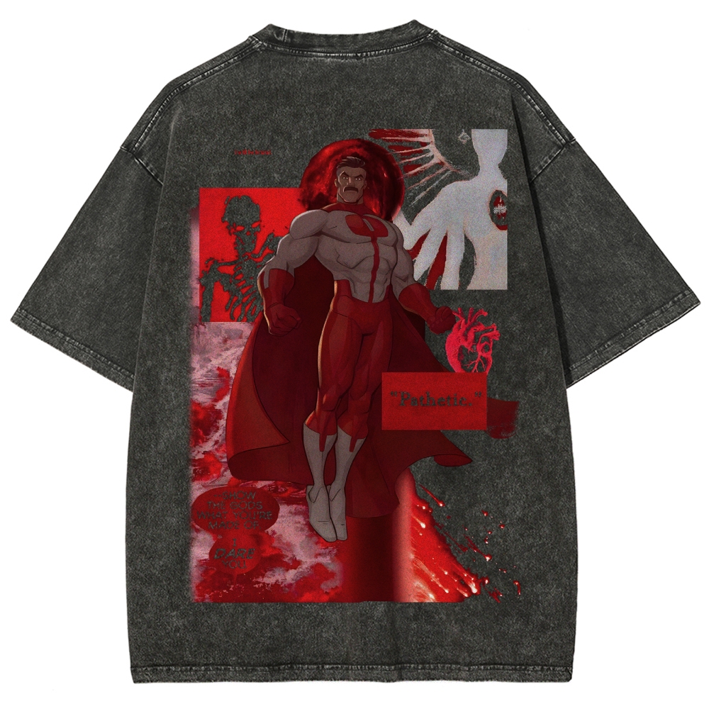 Invincible Unisex Fit Washed T-Shirt 2503010159