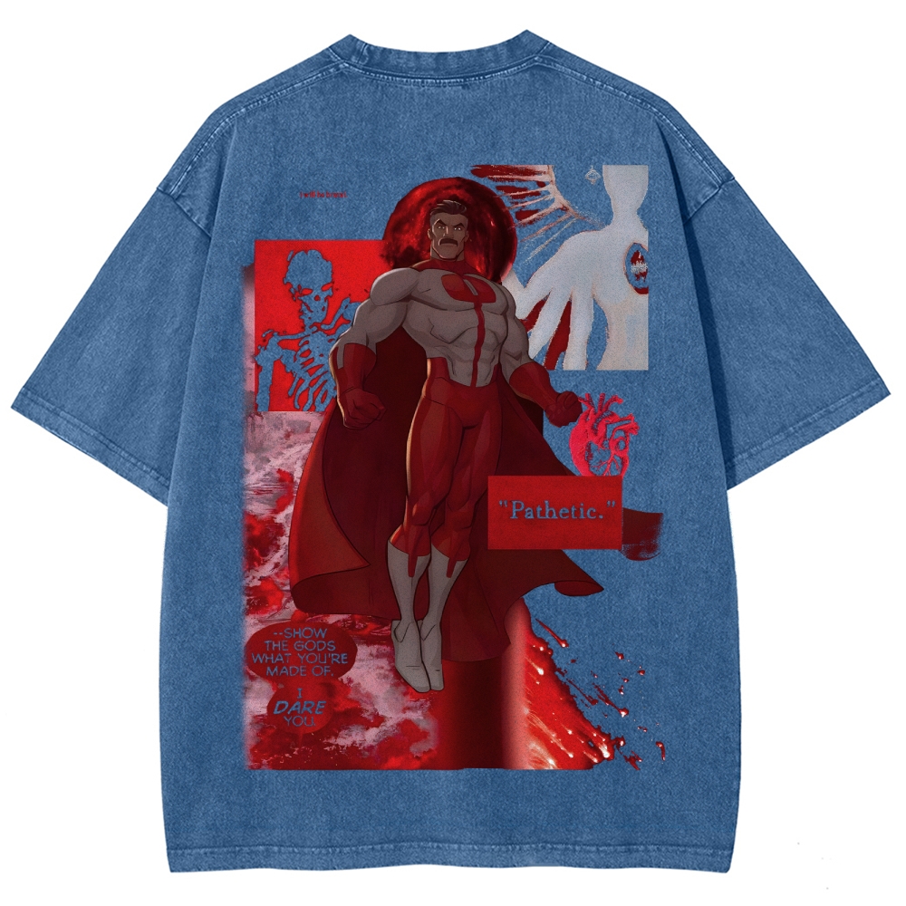 Invincible Unisex Fit Washed T-Shirt 2503010159