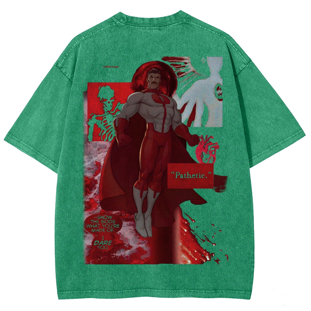 Invincible Unisex Fit Washed T-Shirt 2503010159