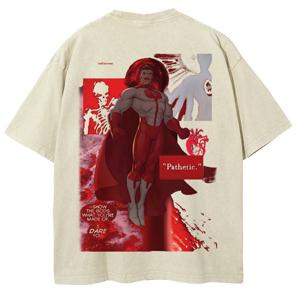 Invincible Unisex Fit Washed T-Shirt 2503010159